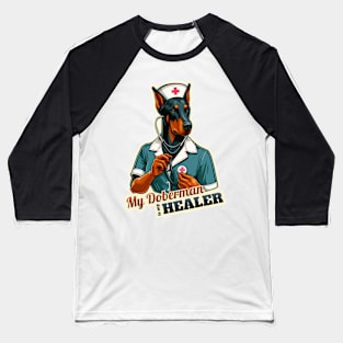 Doberman nurse Baseball T-Shirt